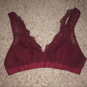 Red bralette